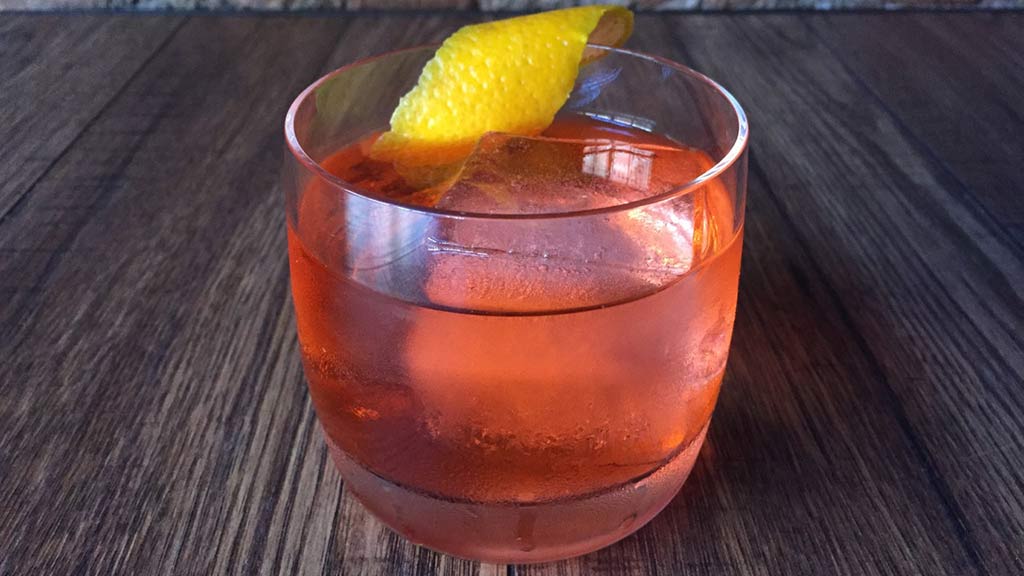 Drink-of-the-Week-Hwayo-Negroni-at-Oiji-NYC